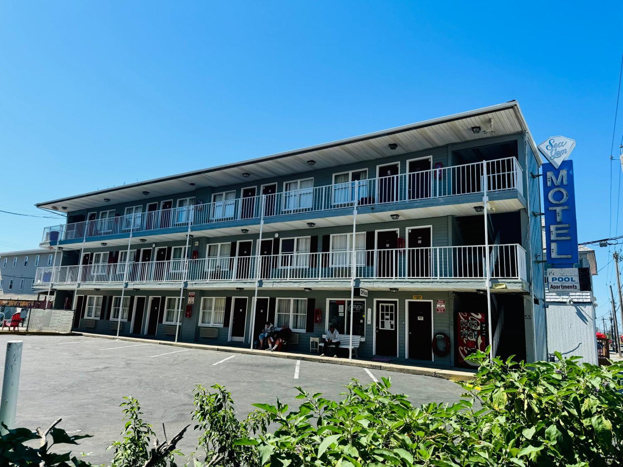 Seagem Motel And Apartments Seaside Heights Eksteriør billede