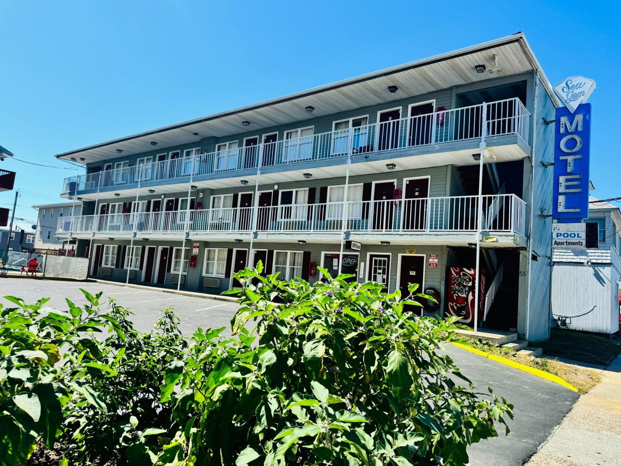 Seagem Motel And Apartments Seaside Heights Eksteriør billede