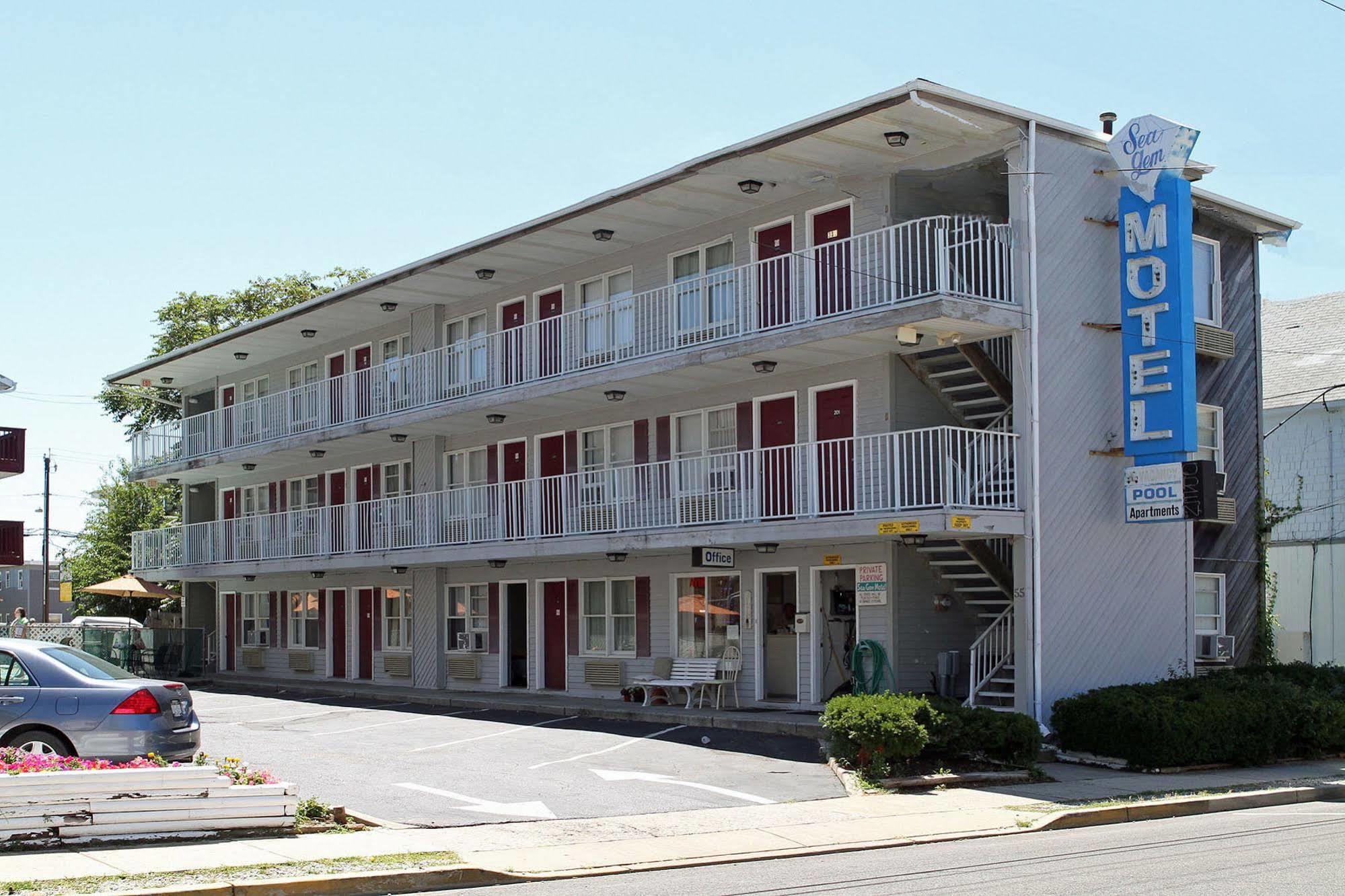 Seagem Motel And Apartments Seaside Heights Eksteriør billede